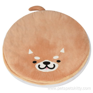 Short Plush Round Dog Bed Blanket Pet Beds